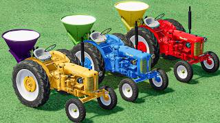 Work with Colors - LIME JOB with Mini Zetor Tractor | Farming Simulator 22