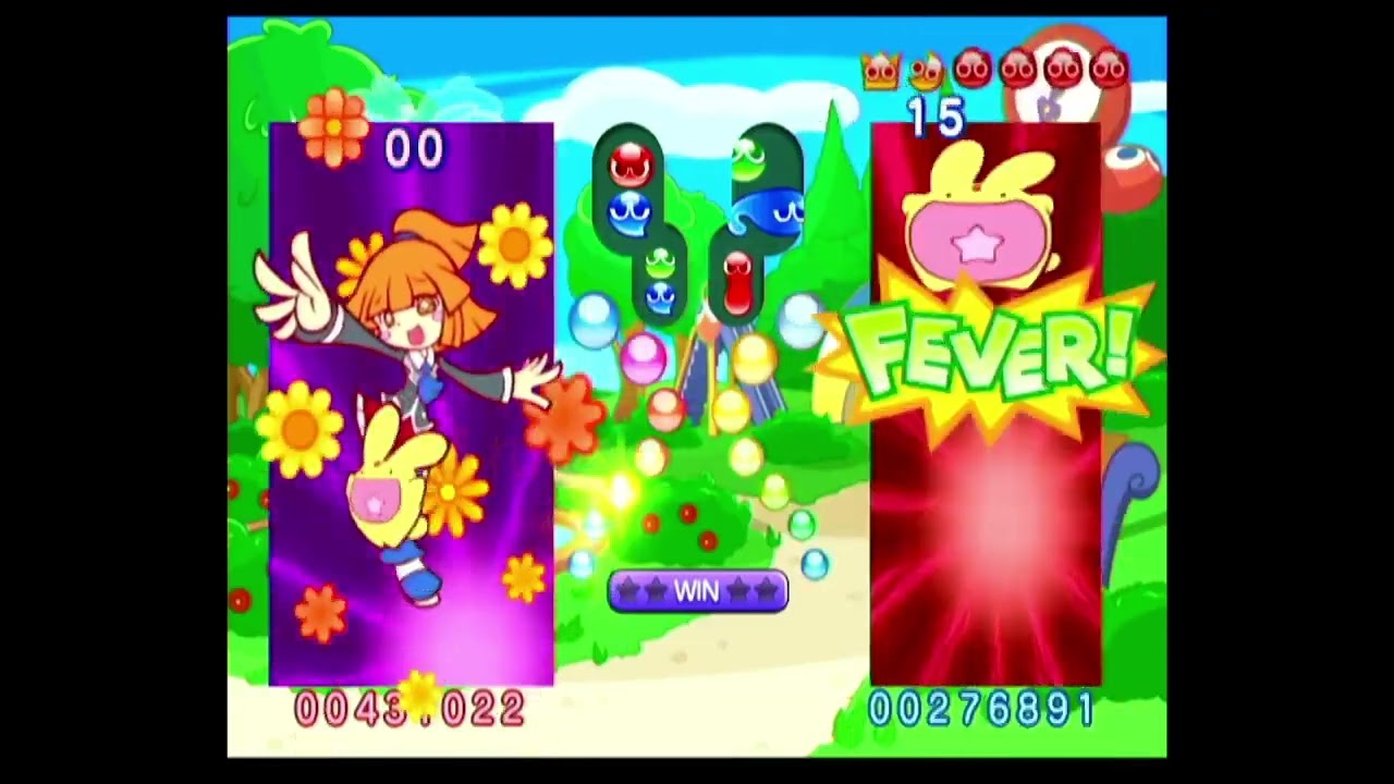 ぷよぷよ7 ぷよぷよフィーバー（２ゲージ）アルル VS カーバンクル