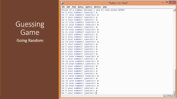 Programming Intro - Python - 10A - Number Guessing Game
