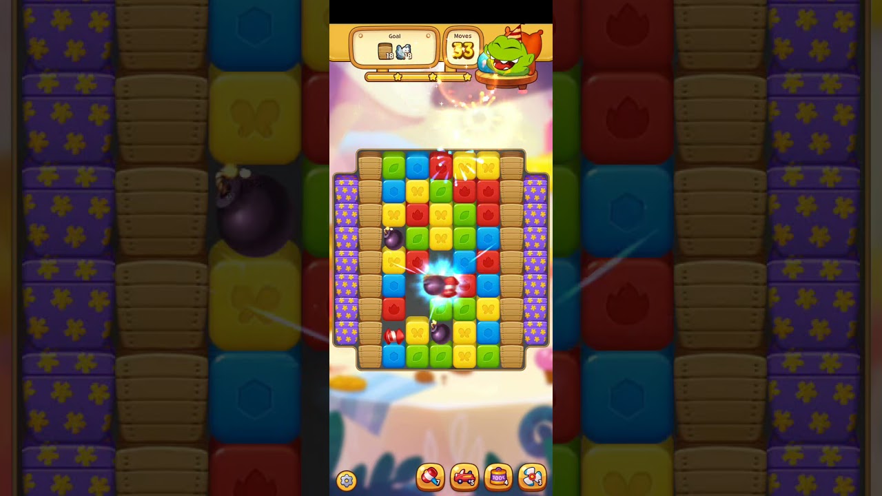 Cut the Rope: BLAST level 33