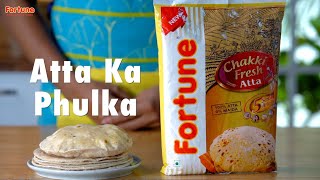 Atta ka Phulka Recipe | How to Make Phulka Roti | Fortune Foods screenshot 1