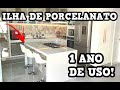 NOSSA BANCADA EM PORCELANATO APÓS UM ANO DE USO, SERÁ QUE REALMENTE COMPENSA??