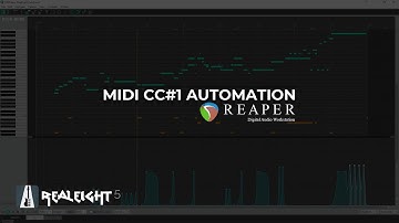 Tutorial. Creating Vibrato and Bend via MIDI CC#1 Automation in Reaper