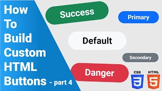 How to build custom HTML pill buttons from scratch