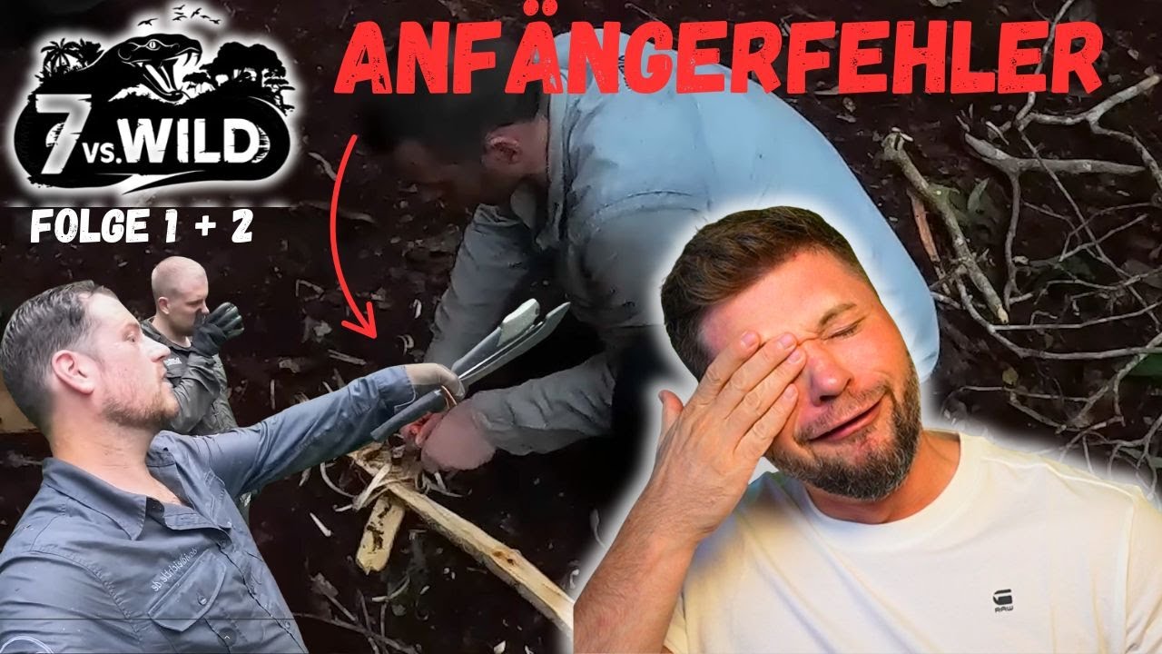 Anfängerfehler und Regelbruch 🙈 7vs.Wild - Folge 1+2 Analyse I Martin Linke