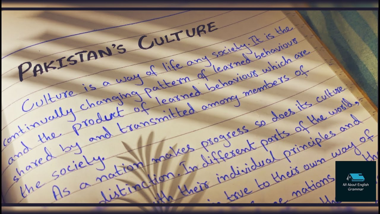 family traditions essay in pakistan