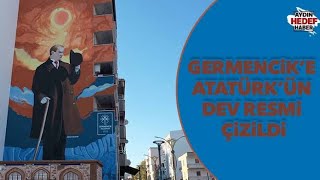 Kerimarts / Dünyanın en büyük boydan Atatürk resmini çizdim! (mural art) / Akrilik boya tekniği Resimi