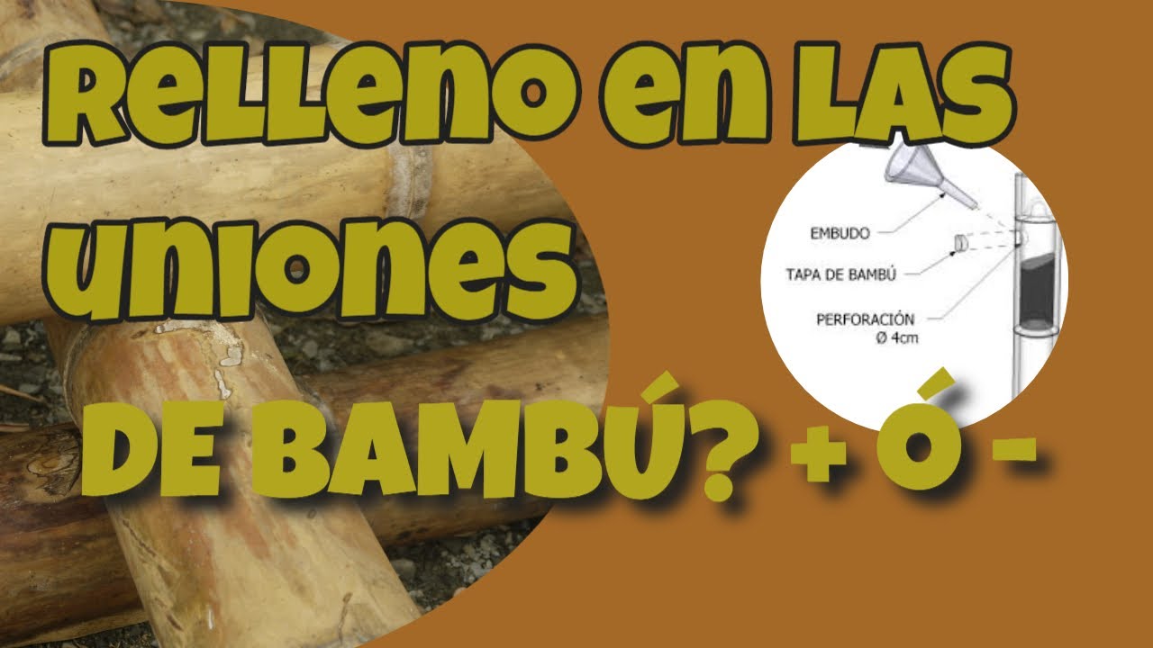 ❇︎ ✔️Los PRO [+] y los CONTRA [-] de rellenar las uniones de bambú🔴