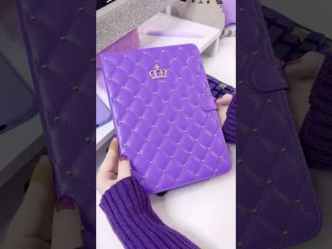 This purple iPad case is so cute! 💜