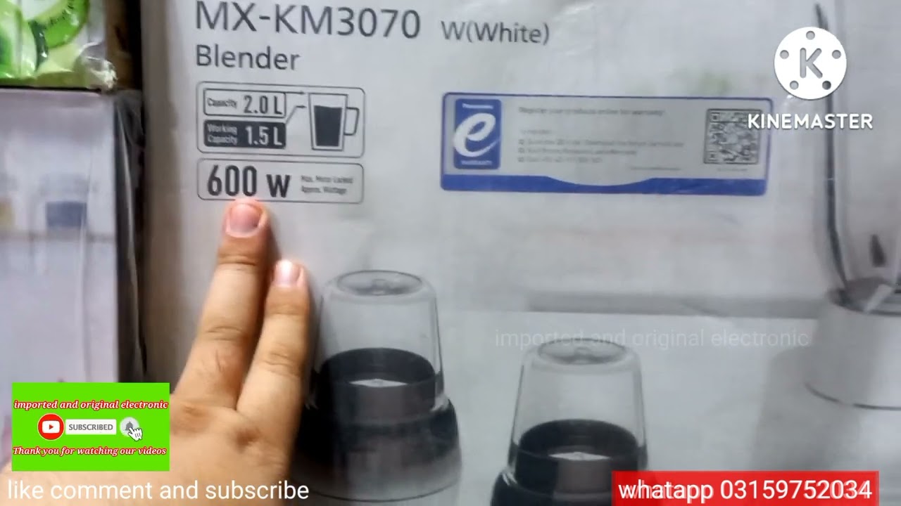 Panasonic MX-KM3070 Blender/original blender/made in Malaysia/powerful heavy duty commercial blender