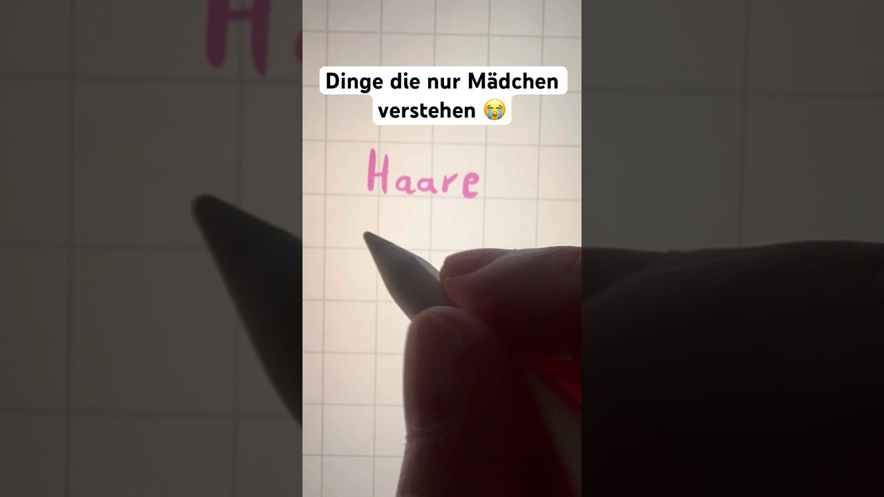 Dinge die nur Mädchen verstehen