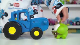 Учимся умываться с  Синим трактором и Грязнулей Ам Нямом | Кто хочет играть с грязнулей?
