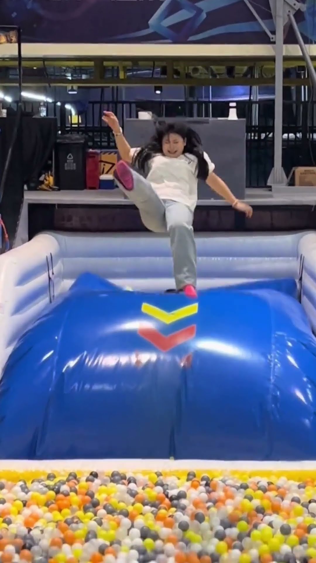 This Trampoline Is  ?? So Fun Why Didn't We Just Start Jumping Around Like This When We Were Kids