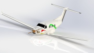 How To Design Pilatus PC-12 Model With SolidWorks Software " Free File"