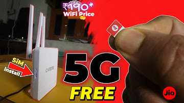 5G Sim Router Use Jio Sim 5G DATA Unlimited Free | Free Jio 5G Internet Use Sim Wi-Fi Careme