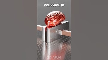 Satisfying Ball Compression Test in Cinema 4D #cinema4d #blender3d #softbody #3danimation #3dphysics