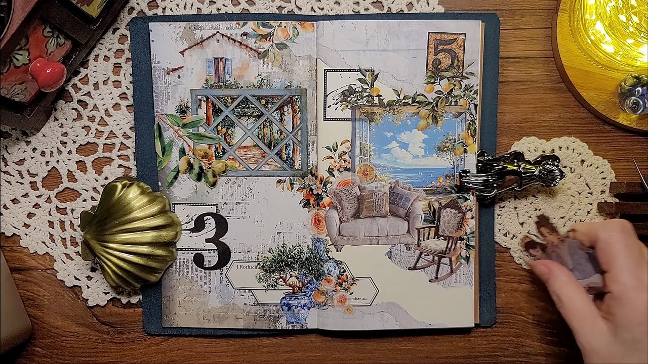 새 노트 새로운 시작 (하울 잠깐~)|다꾸 다이어리꾸미기 ASMR