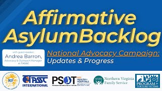 RIF Webinar: Affirmative Backlog Advocacy Campaign