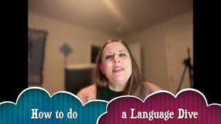 How to do a Language Dive   SD 480p