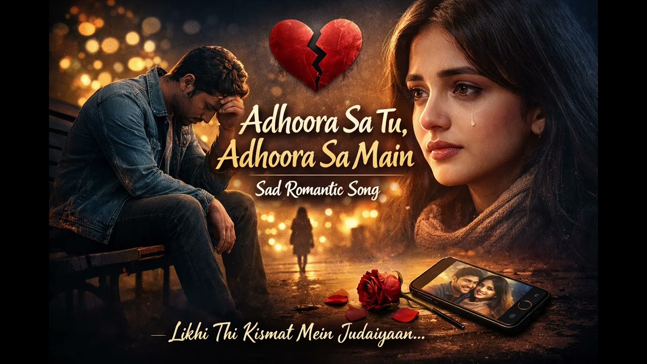 Adhoora Sa Tu 💔 | New Hindi Sad Love Song 2026 | Emotional Heartbreak Song