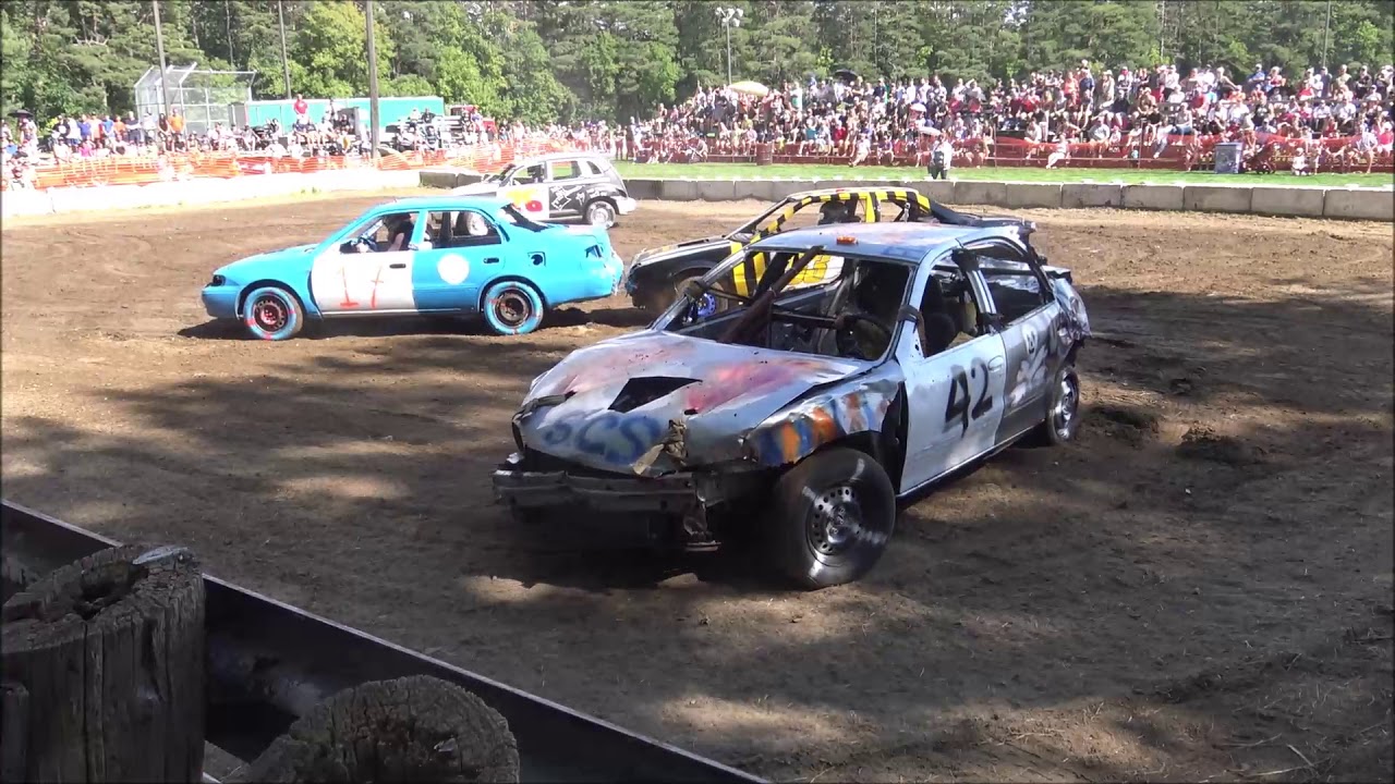 demolition derby 2018 BEETON DEMO DERBY MINI SMASH HEATS