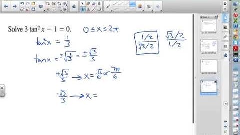 SL1 Chapter 5 3 Solving Trig Equations, Day 1