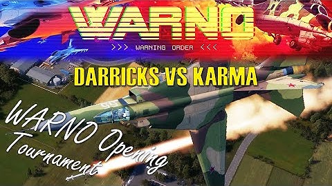 DarrickS vs Karma! | WARNO Opening Tournament - Third Place Final (Death Row, 1v1)