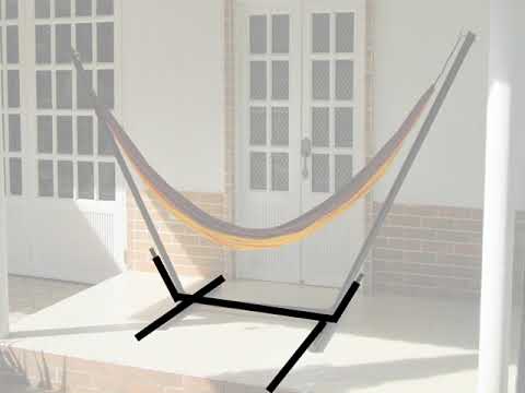 SOPORTE PARA HAMACA PORTATIL - YouTube