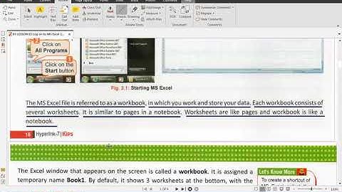 LESSON 3 Log on to MS Excel 2007 Std 7 01 09 2021