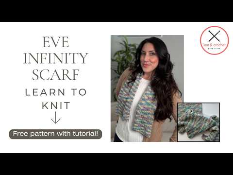 2 x 1 Ribbed Knit Scarf Free Pattern Workshop ~ Beginner Knit Scarf Pattern Tutorial ~ Easy Pattern
