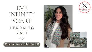 Timeless Threads Scarf Free Knit Pattern + Easy Ribbed Scarf Tutorial for Beginners