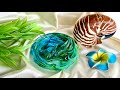 #1105 Incredible Wavy swirly 3D Seagrass Effect In This Resin Coaster