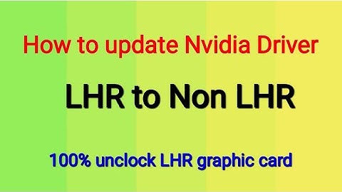 How to update Nvidia Driver in HiveOS | LHR to Non LHR