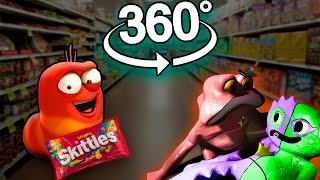 ❗❗❗ 3х 360 VR videos: SKITTLES MEME oi oi oi red larva AND Garten of Banban 7 | Bittergiggle Scene