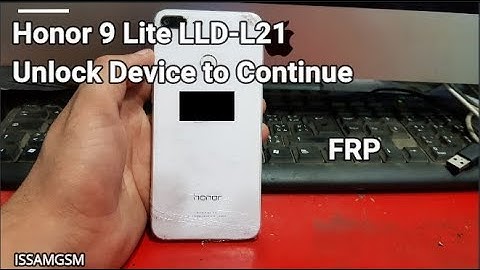 Bypass Google Account Honor 9 Lite LLD-L21 | LLD-L21 Android 9.1.0 Unlock Device to Continue