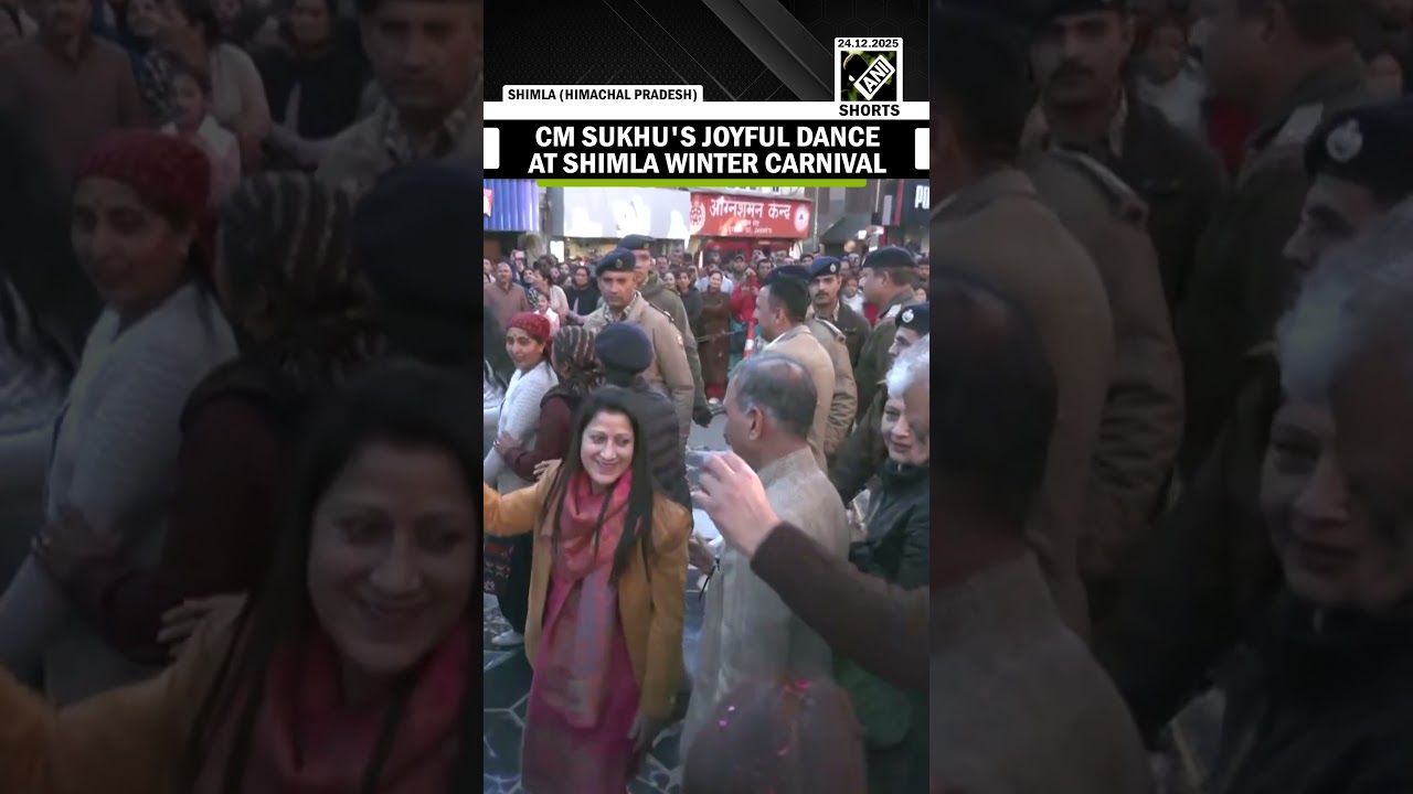 Watch! Himachal CM Sukhu’s joyful dance at Shimla Winter Carnival