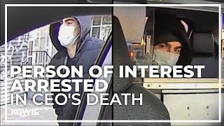 Person of interest arrested in killing of UnitedHealthcare CEO