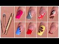 Easy nail art designs with household items || Nail art for beginners 2026