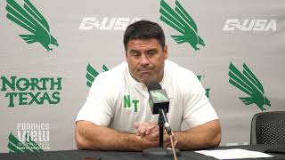 Seth Littrell speaks on North Texas' Heart Breaking Loss vs. LA Tech
