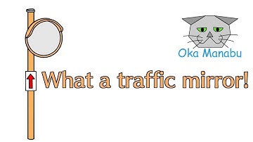 【標識】【traffic sign】What a traffic mirror! ♥ Amazing