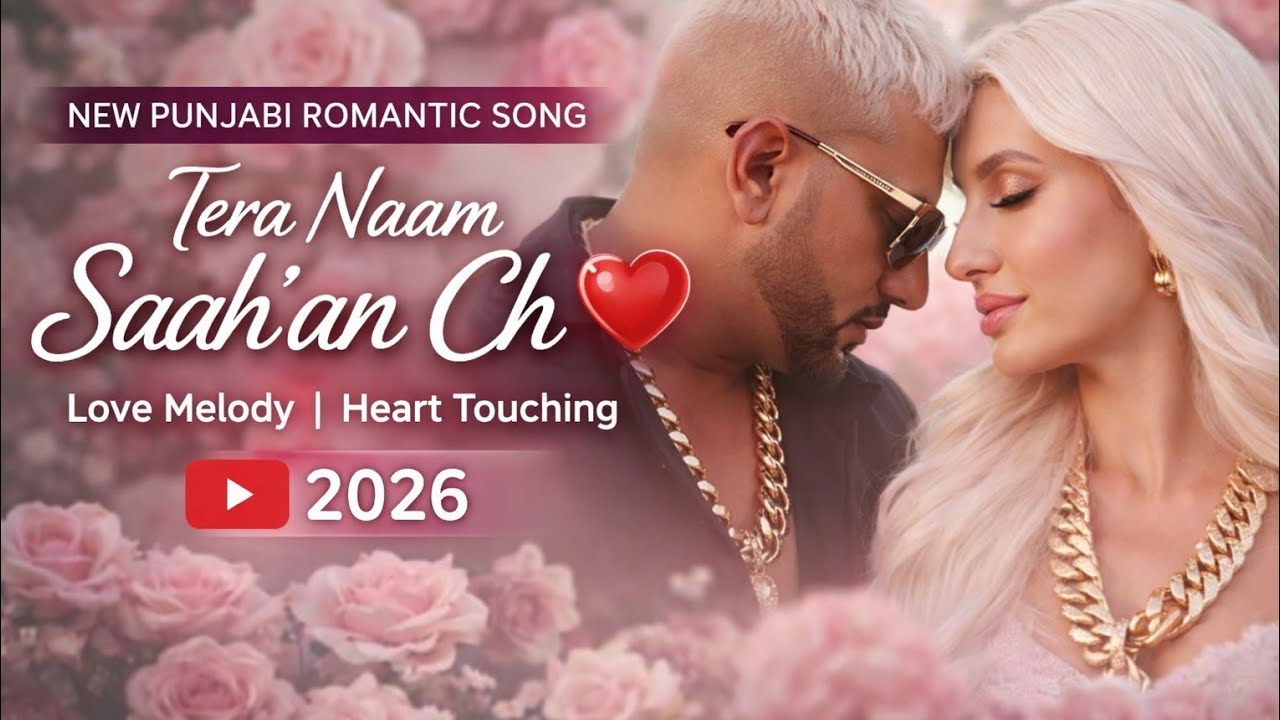 “Tera Naam Saah’an Ch ❤️ | New Punjabi Romantic Song 2026 | Love Melody | Heart Touching