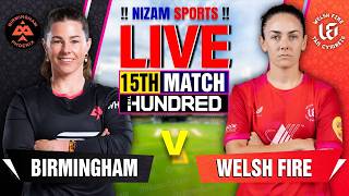 🔴Live: Birmingham Phoenix vs Welsh Fire | 15th Match | Live Cricket Score & Commentary screenshot 1