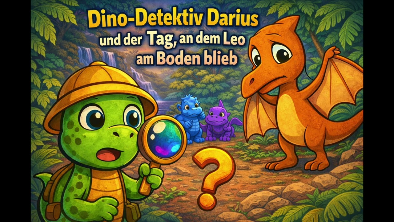 🕊️🌿 Dino-Detektiv Darius und der Tag an dem Leo am Boden blieb | Dino Abenteuer Hörbuch mit Darius 🦖