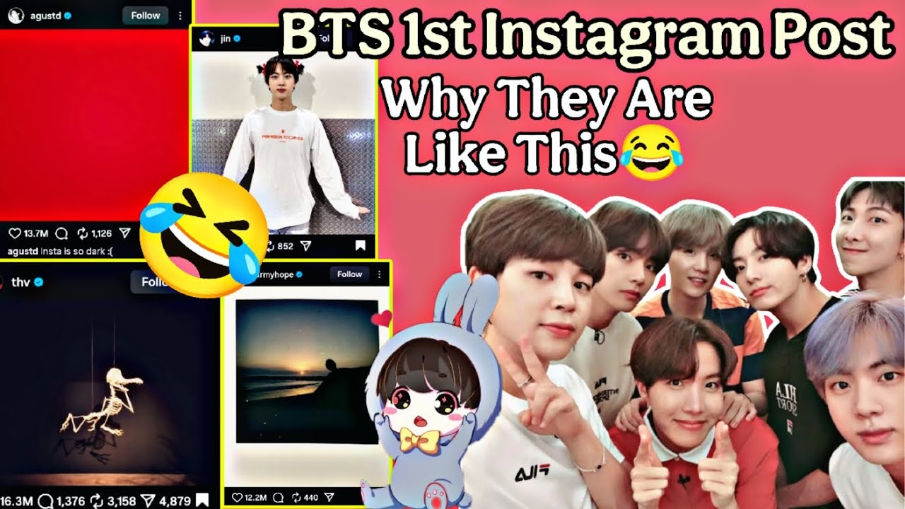 BTS Members’ First Instagram Posts 😂 (Relatable + Funny Reactions) 
