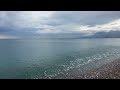 Calming sea and beach views - Royalty free 4K
