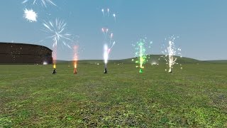 Fire Works In Garry's Mod! Garry's Mod addon showcase!