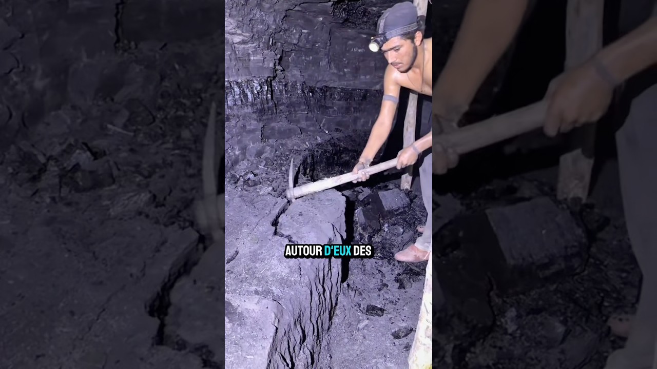 Dans l’enfer souterrain, ces ouvriers risquent leur vie chaque jour pour extraire du charbon.