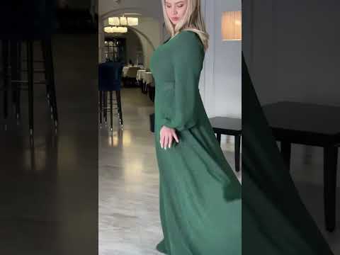 Сукня в підлогу з люрексу великі розміри, відео 1