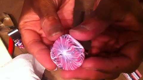 Polymer Clay Fireworks cane