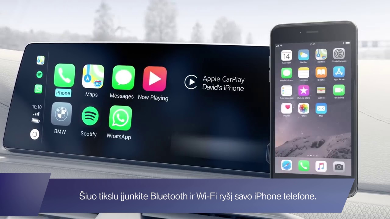 BMW ConnectedDrive. Apple CarPlay. YouTube